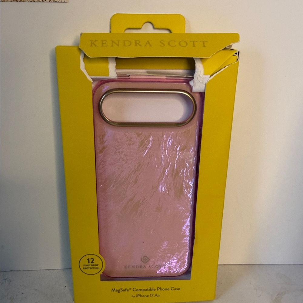 Kendra Scott Metallic Pink MagSafe-Compatible iPhone Case